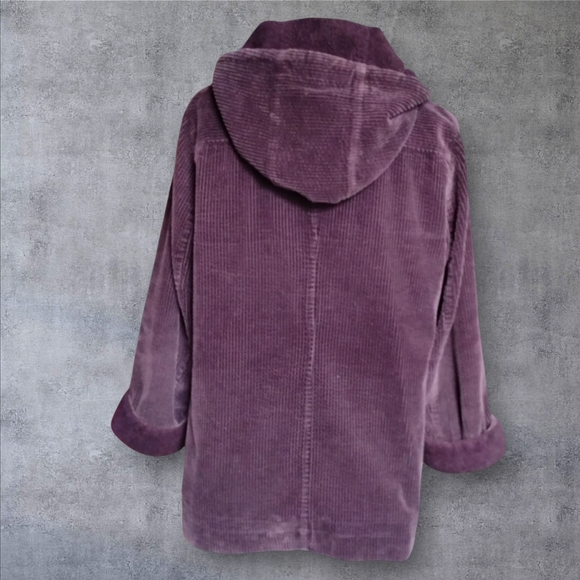 J. Jill Heritage Collection Cord Coat Petite Medium - Picture 4 of 6